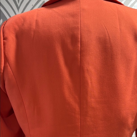 Vibrant Orange Tailored Blazer - Picture 6 of 8
